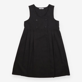 School Uniform Dress Charcoal 4 Buttons in Front