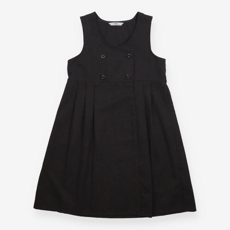 School Uniform Dress Charcoal 4 Buttons in Front