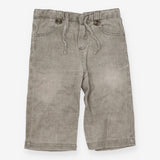 Trousers Linen Grey with Pockets