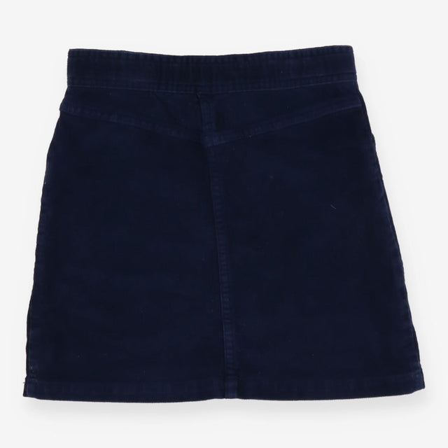 Navy Corduroy Skirt 