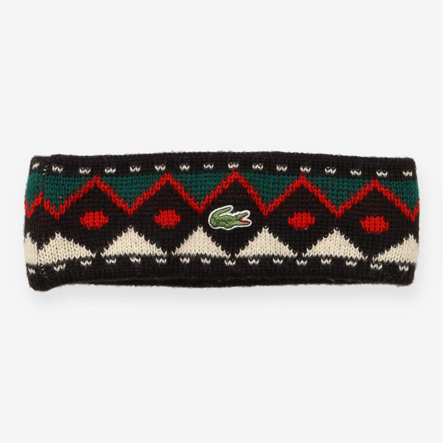 Headband Vintage Geometric Fair Isle Wool Blend
