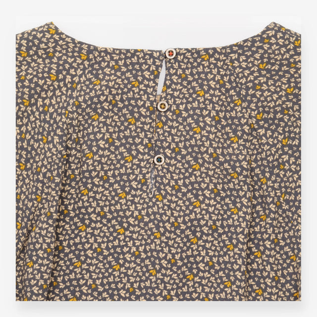 Top Grey Ditsy Floral Long Sleeve