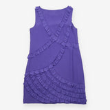 Dress Monsoon Tiered Ruffle Sleeveless Shift Knee 