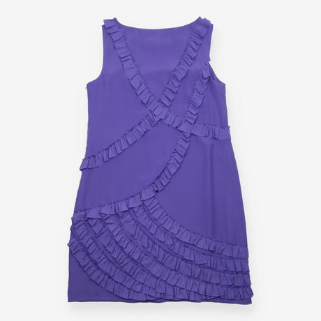Dress Monsoon Tiered Ruffle Sleeveless Shift Knee 