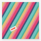 Skirt stripes green waist band