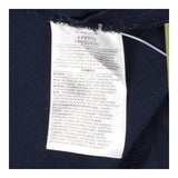Dark Navy Denim Black Back Racerback Dress
