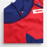 Rash Vest Red and Blue Sharks