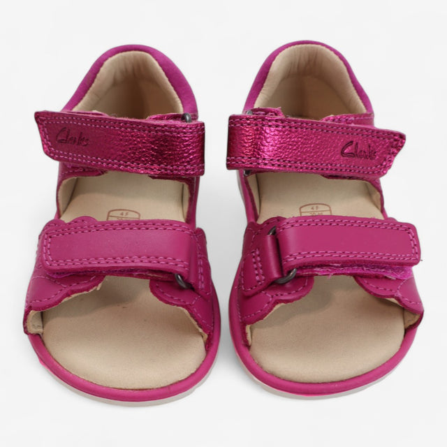 Sandals leather pink