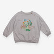 Jersey Sweater Grey Crocodile ''Be Wild''