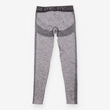 Leggings Grey Marl Logo Waistband Full Length Acti