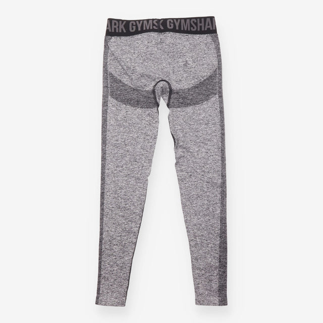 Leggings Grey Marl Logo Waistband Full Length Acti