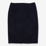 Navy Tailored Pencil Skirt Smart Workwear O