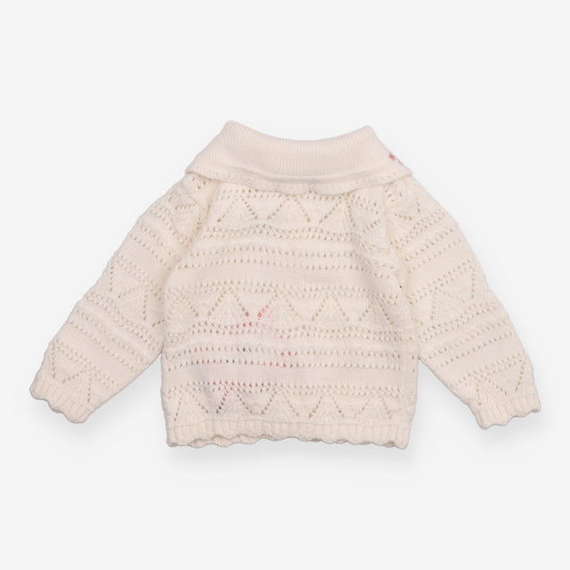 Cardigan White Peter Rabbit