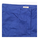 Cobalt Royal Blue 86% Cotton 14% Hemp High Waist U
