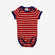 Red and blue stripe bodysuit