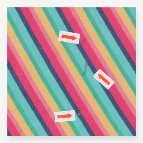 Skirt stripes green waist band