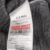 Knit cord dungarees grey