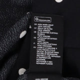 Black Polka Dot Viscose Blouse