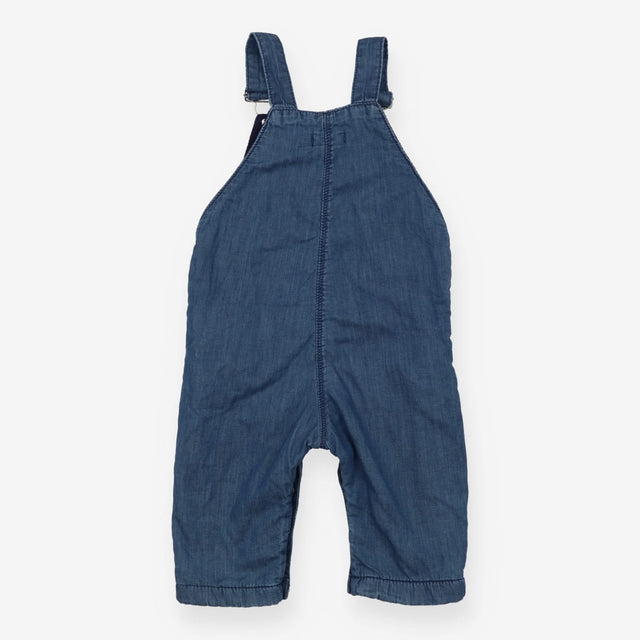 Dungaree Denim Fleece Lined with Owl 