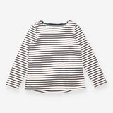 Cream & Navy Striped Harbour Breton Top