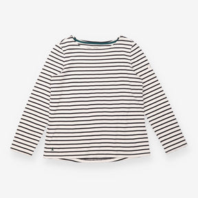 Cream & Navy Striped Harbour Breton Top