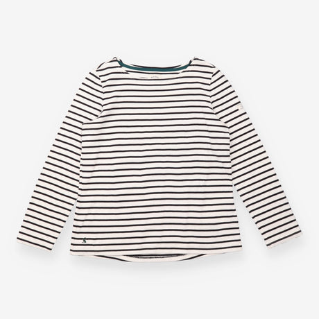 Cream & Navy Striped Harbour Breton Top