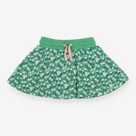 Skirt green floral
