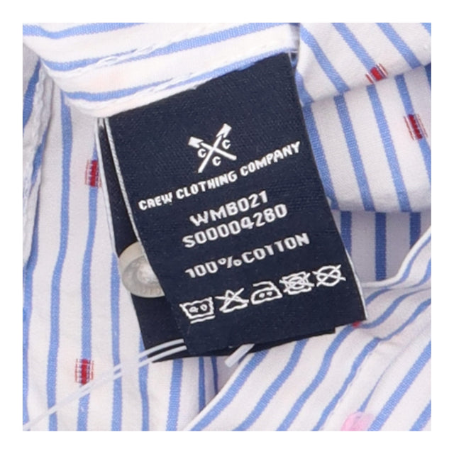 Blue Striped Cotton Classic Fit Shirt