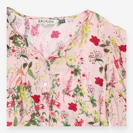Jessica Midi Dress, Pink Meadow Floral Tiered