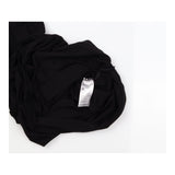 Skirt Caviar Black Karlie Ruched Side Midi Stretch