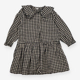 Dress Flannel Black and cream Check