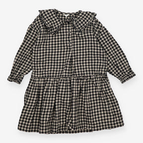 Dress Flannel Black and cream Check