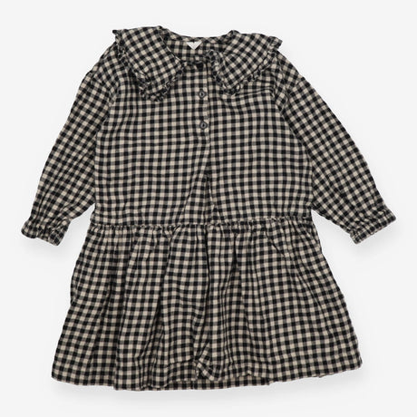 Dress Flannel Black and cream Check