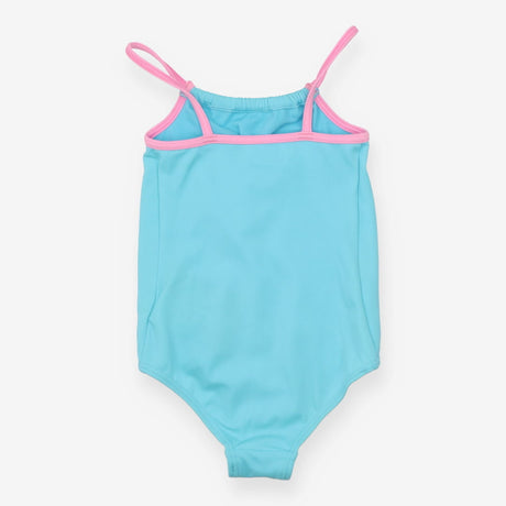 Swimsuit blue on the beach