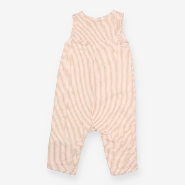 Cream Striped Romper