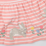 Pink Bunny Applique Skort
