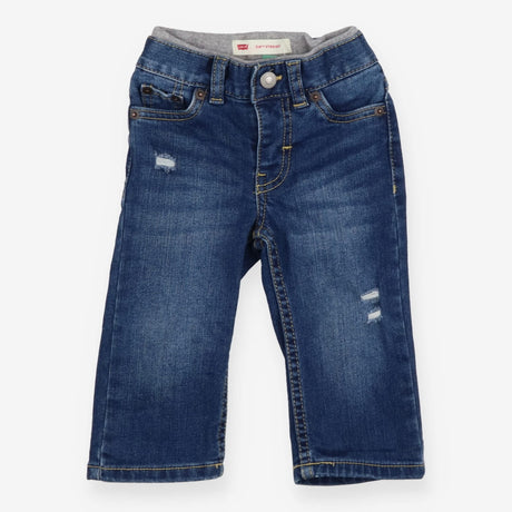 Distressed levi jeans 514 straight