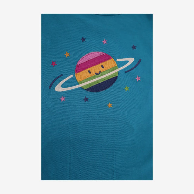 T-Shirt Starburst Blue Long Sleeve