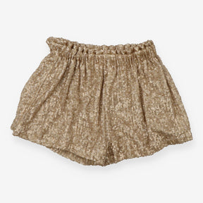 Gold sequin shorts