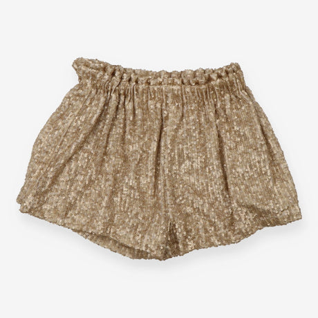 Gold sequin shorts