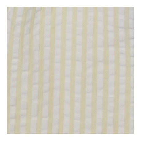 Woven Short White and Yellow