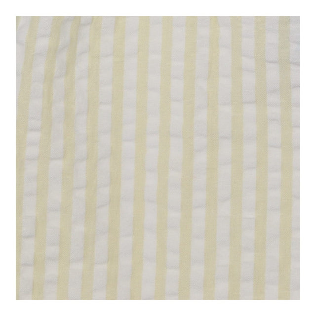 Woven Short White and Yellow