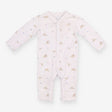 Footless sleepsuit white with baby bear