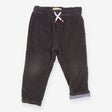 Pull on trousers cord grey white drawstring