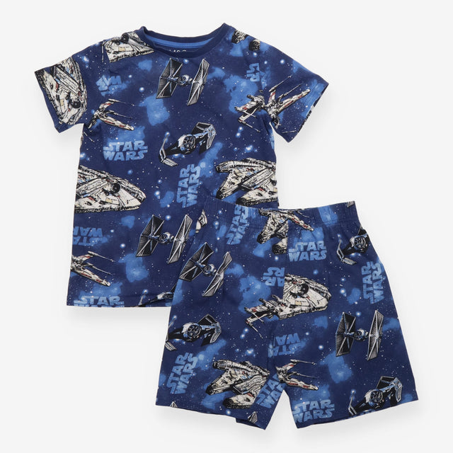 Pyjamas shorties jersey blue star wars