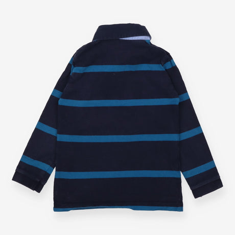 Rugby Shirt Navy White Collar