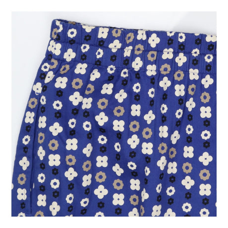 Woven Skirt Blue Floral Print