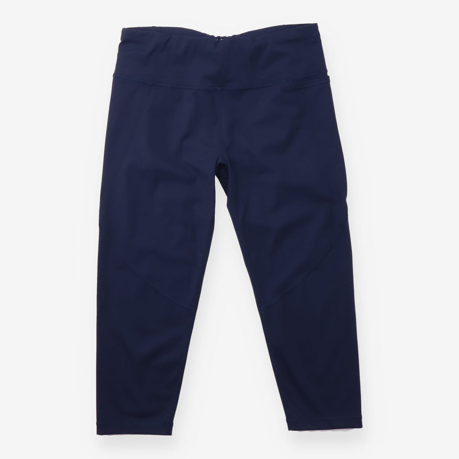 Navy High Waisted Cropped Activewear Leggings