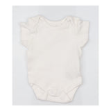 Bodysuits Short Sleeves White Plain 4-Pack