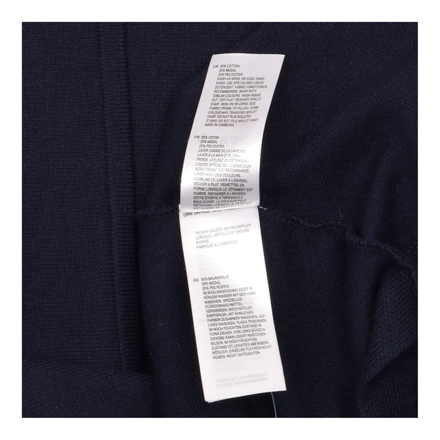 Jumper Dress Navy Blue Long Sleeves Si